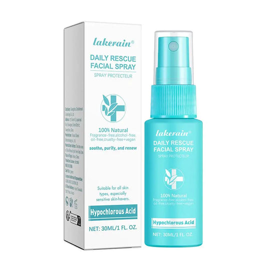 LAKERAIN - Daily Rescue Facial Spray For All Skin Types A Hypochlorous Spray Helps Reduce Redness Breakouts With Soothing PH Balancing Toner