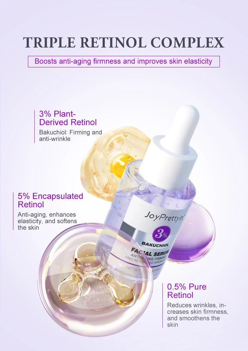 JOYPRETTY - Wrinkle Serum For Lifting Lines With Retinol Collagen Hyaluronic Acid